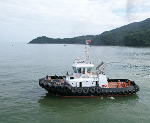 Chạy thử tải tàu lai dắt Quảng Đà tại Đà Nẵng trang bị động cơ thủy Weichai 6WH20LC1632-1