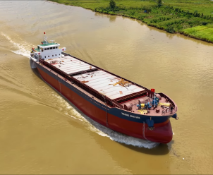 Chạy thử tải tàu vận tải Hoàng Anh 688 | Trang bị động cơ WEICHAI: CW6250ZLC