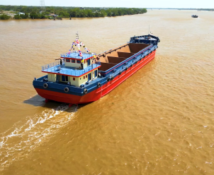 Chạy thử tải tàu vận tải Tường Vi | Trang bị động cơ WEICHAI 8170ZC900-3