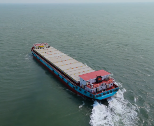 Chạy thử tải tàu Container Macstar Ninh Bình | Trang bị động cơ WEICHAI: 8170ZC818-3