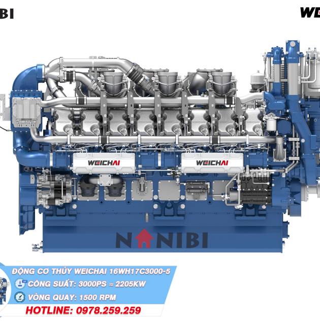 Động cơ thủy Weichai 16WH17C3000-5