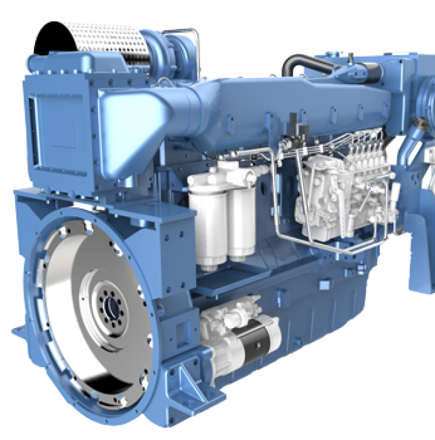 Động cơ thủy Weichai WD10 Series